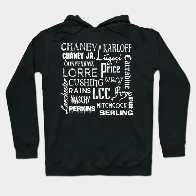 Legends of Horror and Suspense Hoodie by MonkeyKing